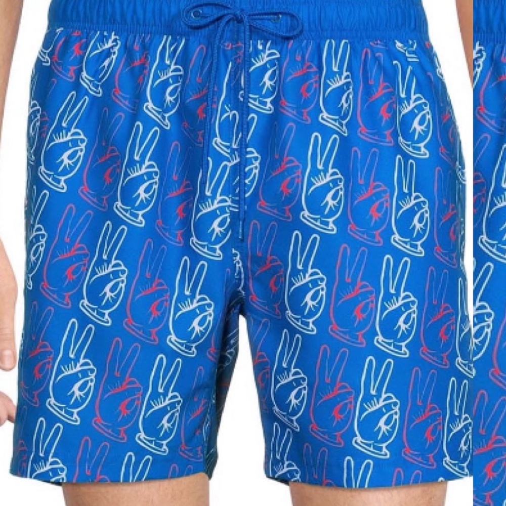 Swimtrunks New Red White and Blue